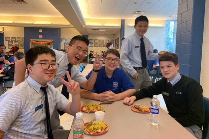 Students at lunch