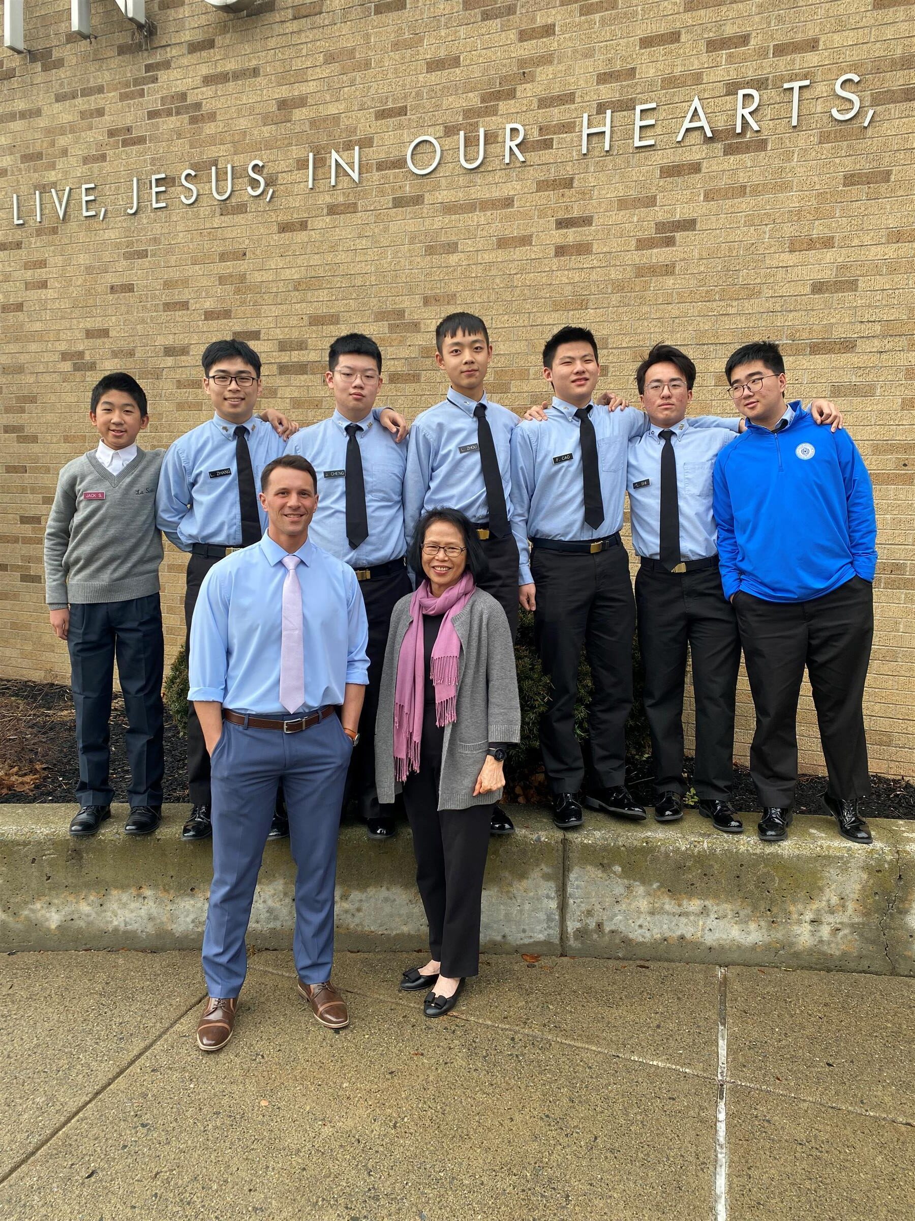 International Students with Mr. House