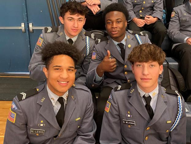 Male students in jackets