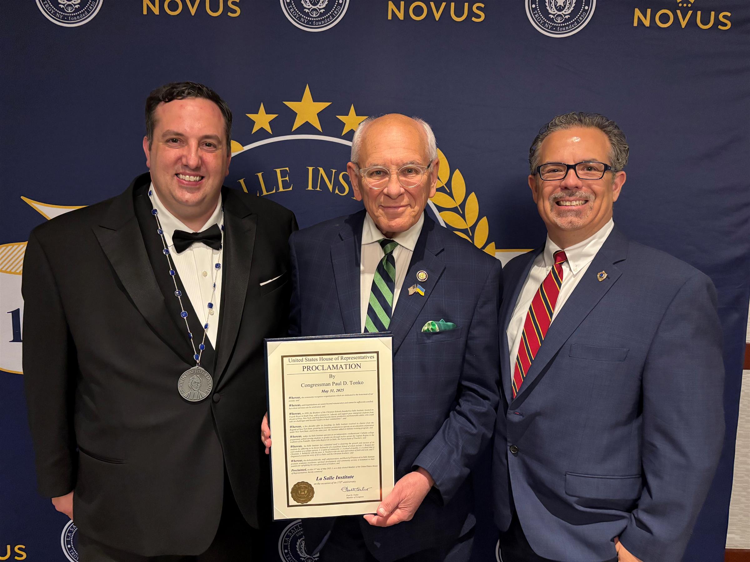 Dr. Calacone, Paul Tonko & David Brennan