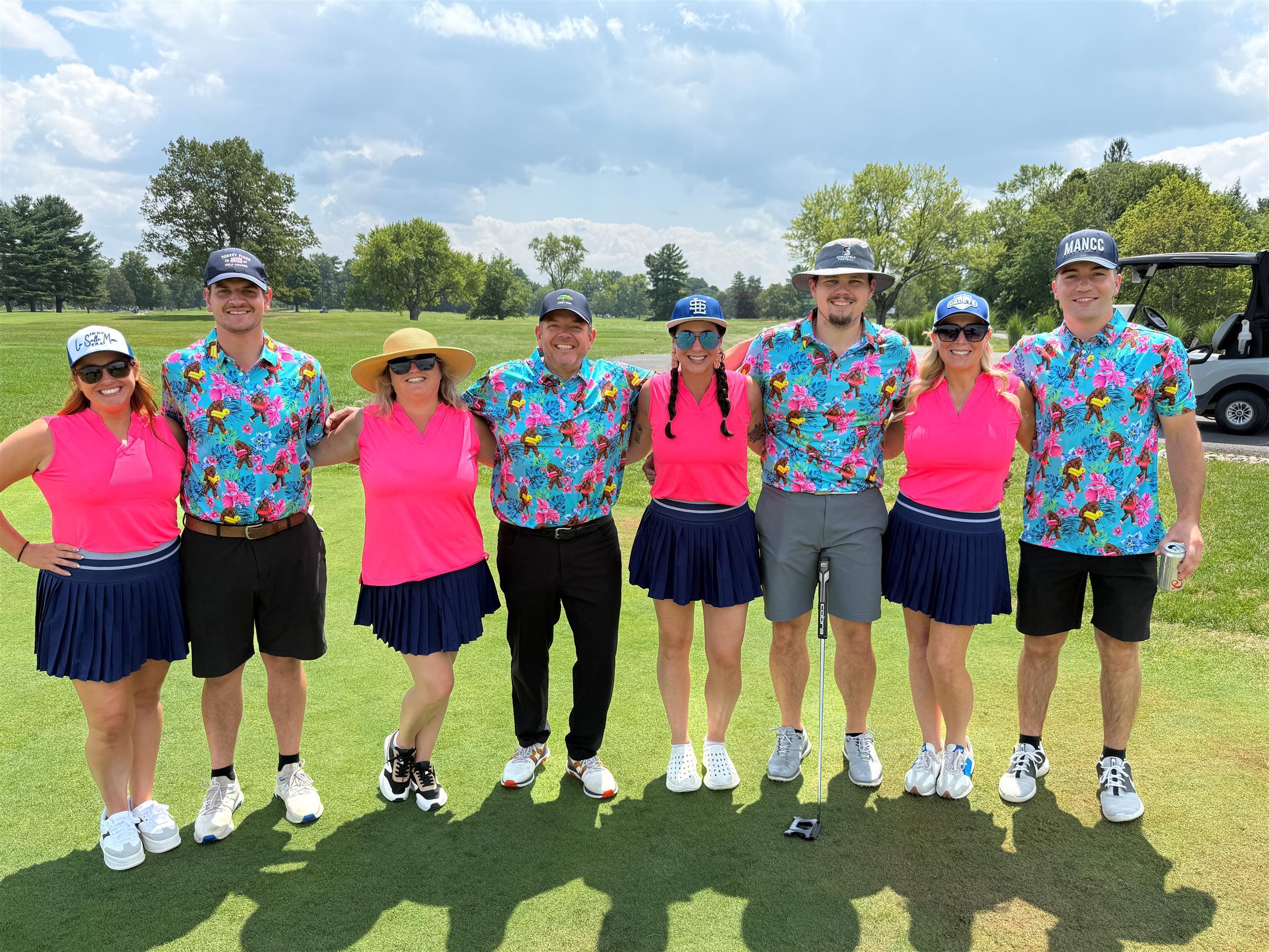 Golf team from the cadets open