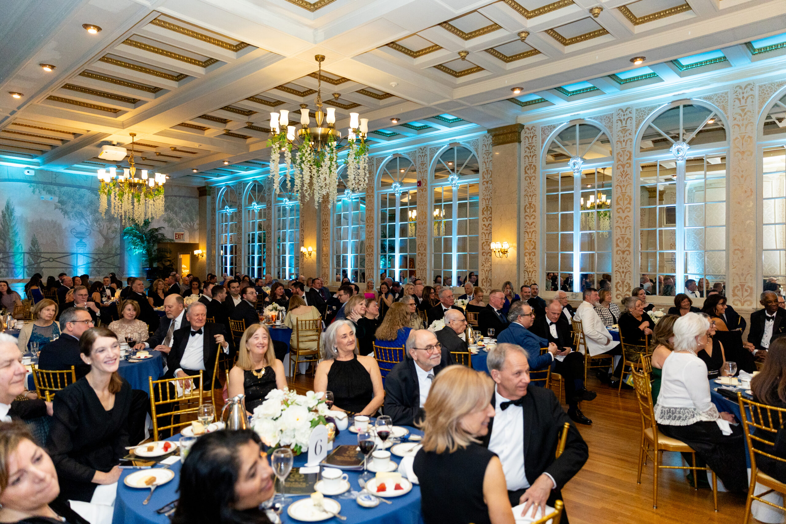 guests seated listening to the keynote speaker